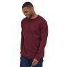 Patagonia L / s P-6 Logo Responsibili-tee Långärmad topp (Gravel Heather)