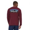 Patagonia L / s P-6 Logo Responsibili-tee Långärmad topp (Gravel Heather)