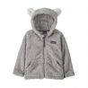 Fleece Patagonia Furry Friends Hoody (Salt Grey) Baby