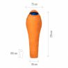 Saco de dormir Millet Baikal 750 Reg (Maracuja)