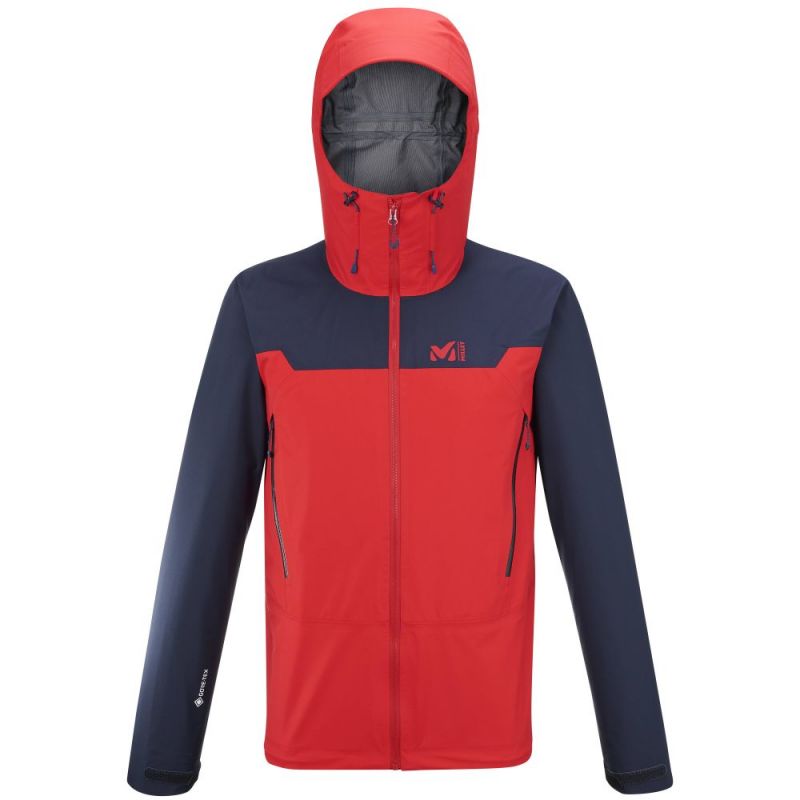 Chaqueta de protección Millet Kamet Ligth Gore-Tex (Rojo/Zafiro) hombre