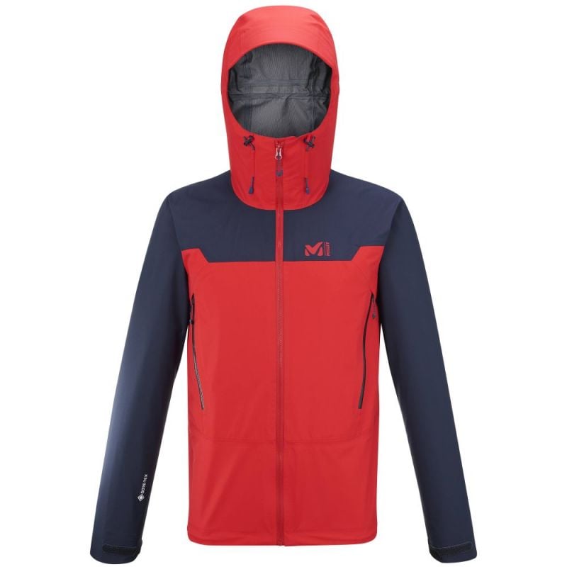 Veste de protection MILLET Kamet Ligth Gore-Tex (Rouge/Saphir) homme
