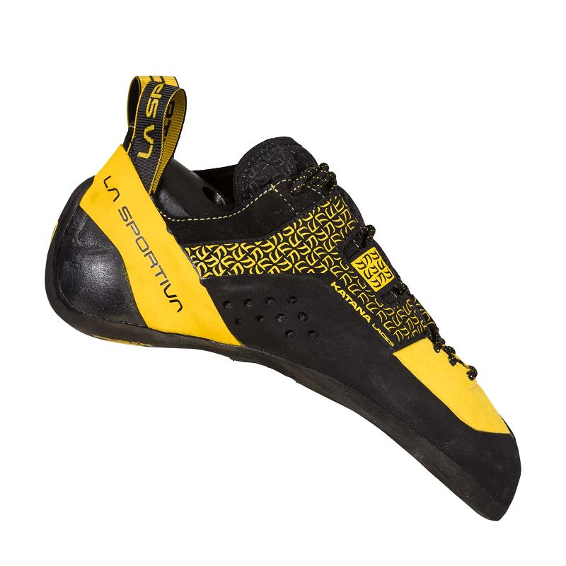 Klatresko til mænd/kvinder La Sportiva Katana Laces (Yellow/Black)