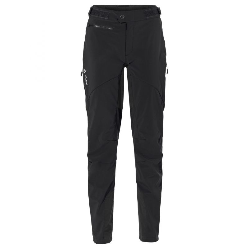 Damesfietsbroek Vaude Qimsa II softshell (Zwart/Zwart)