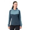 Maillot manches longues Vaude Qimsa (Dark sea) Femme