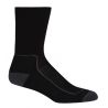 Vandresokker til kvinder Icebreaker Hike + Medium Crew (BLACK/MONSOON/MINK)
