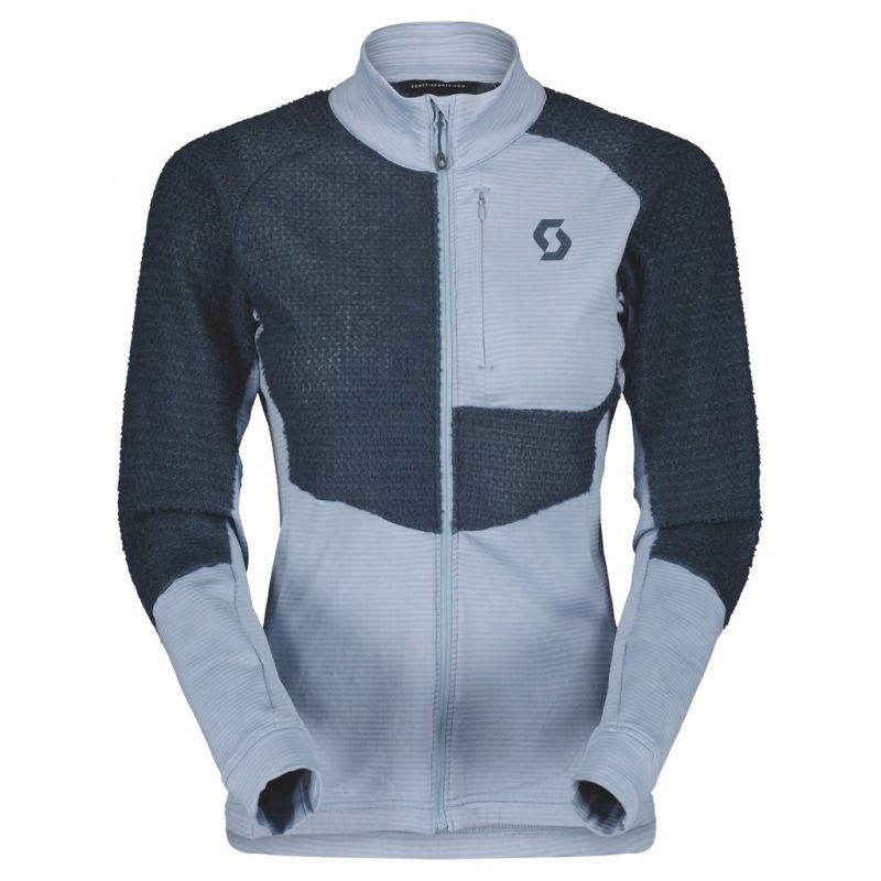 Veste polaire Scott Explorair Alpha Raw (metal blue/glace blue) Femme