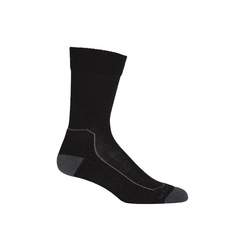 Calcetines ICEBREAKER Hike + Light Crew (NEGRO/ROJO/MONZÓN) Hombre