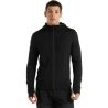 Icebreaker M Quantum Iii Ls Zip Hoodie - Black