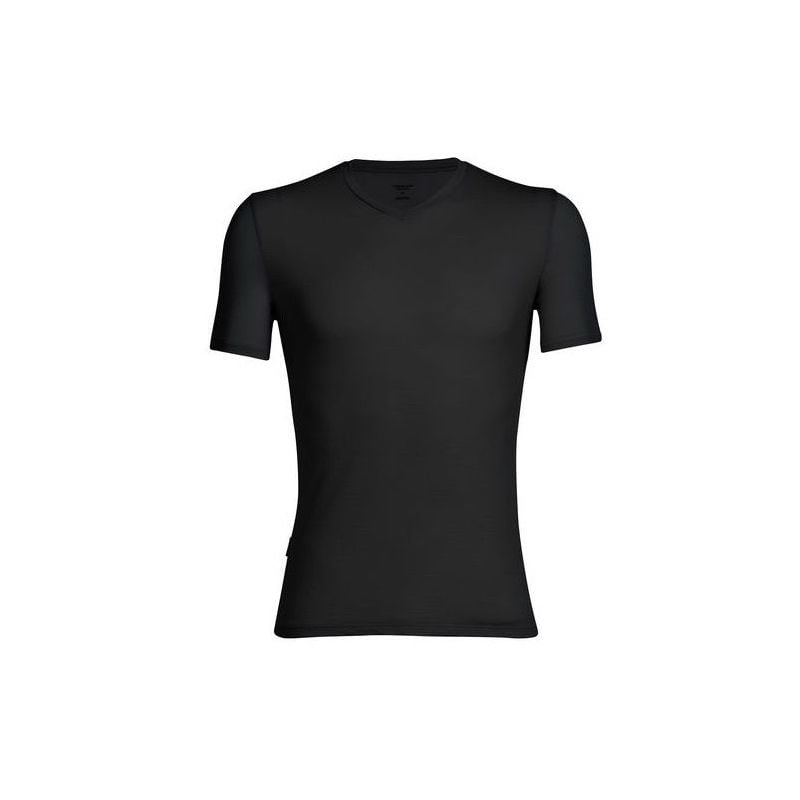 Sous vêtement ICEBREAKER Anatomica Ss V (black/monsoon) homme