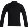 Couche de base ICEBREAKER 260 Tech Ls Half Zip (Black) enfant