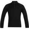 Basisschicht Icebreaker 260 Tech Ls Half Zip (Black) Kind