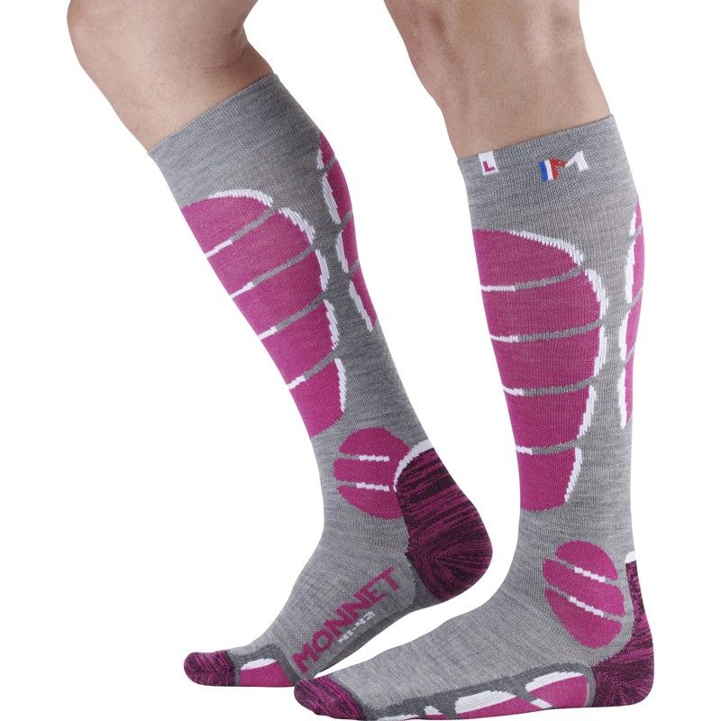 Skisokker Monnet Extra Light (Pink)