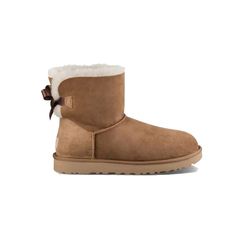 Vinterstövlar UGG Mini Bayley Bow II (Chestnut) Dam