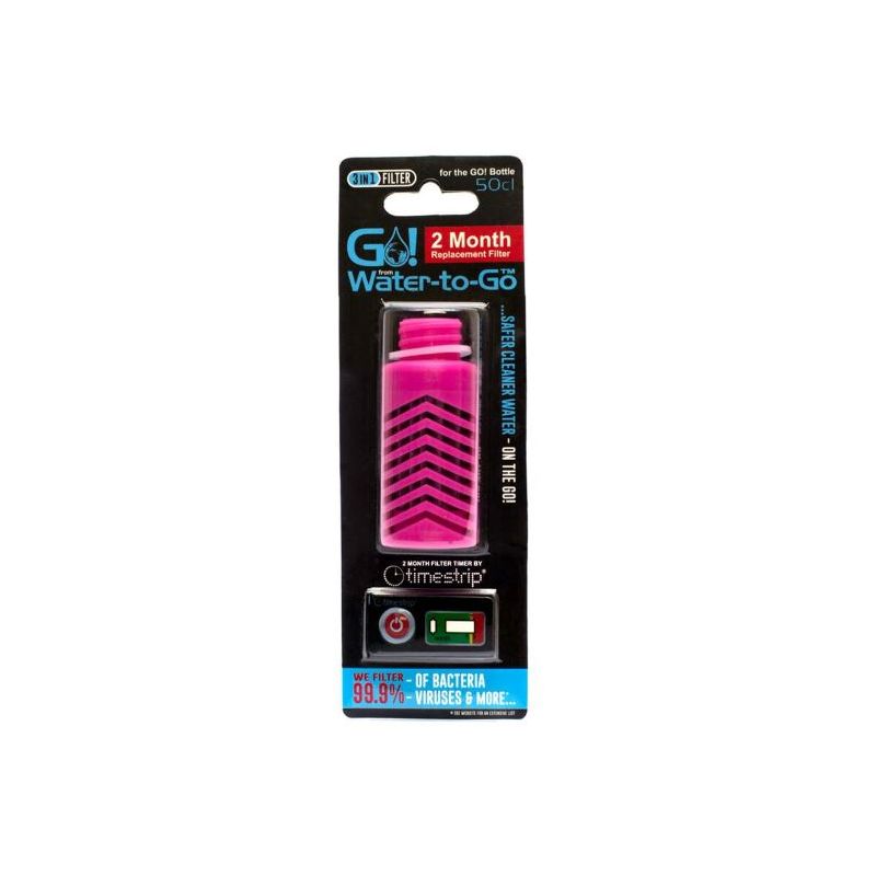 Filter für filtrierende Trinkflasche Water to Go City (pink)