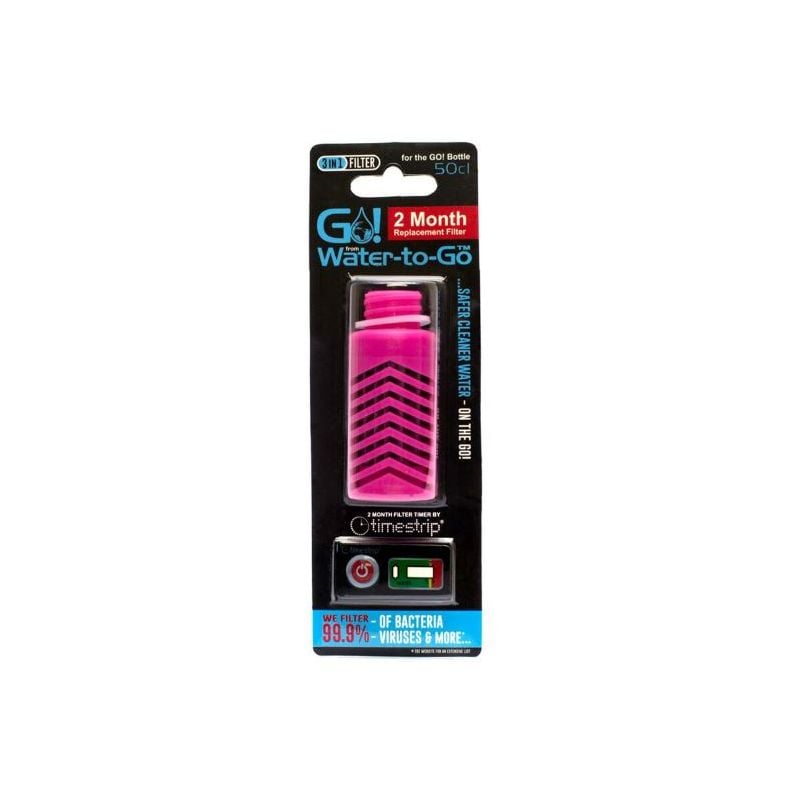 Filtre pour gourde filtrante Water To Go City (rose)