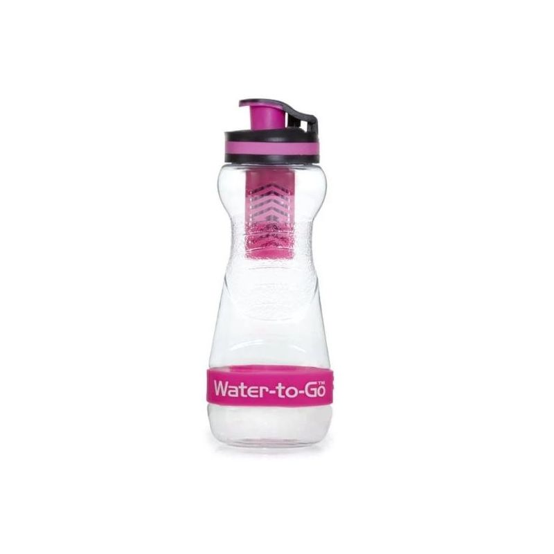 Bottiglia filtrante Water to Go City (rosa)
