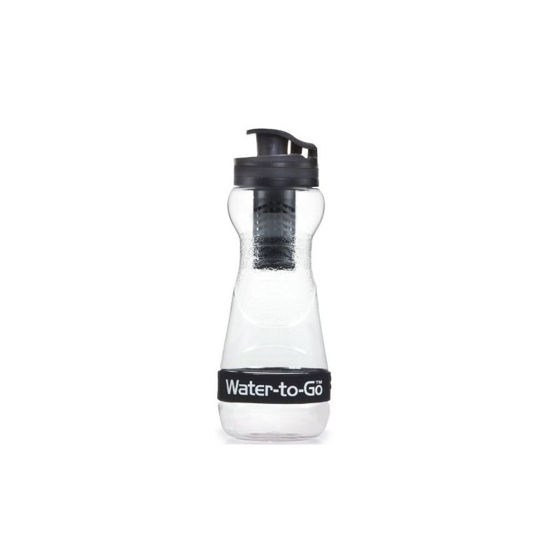 Botella filtrante Water to Go City (negra)