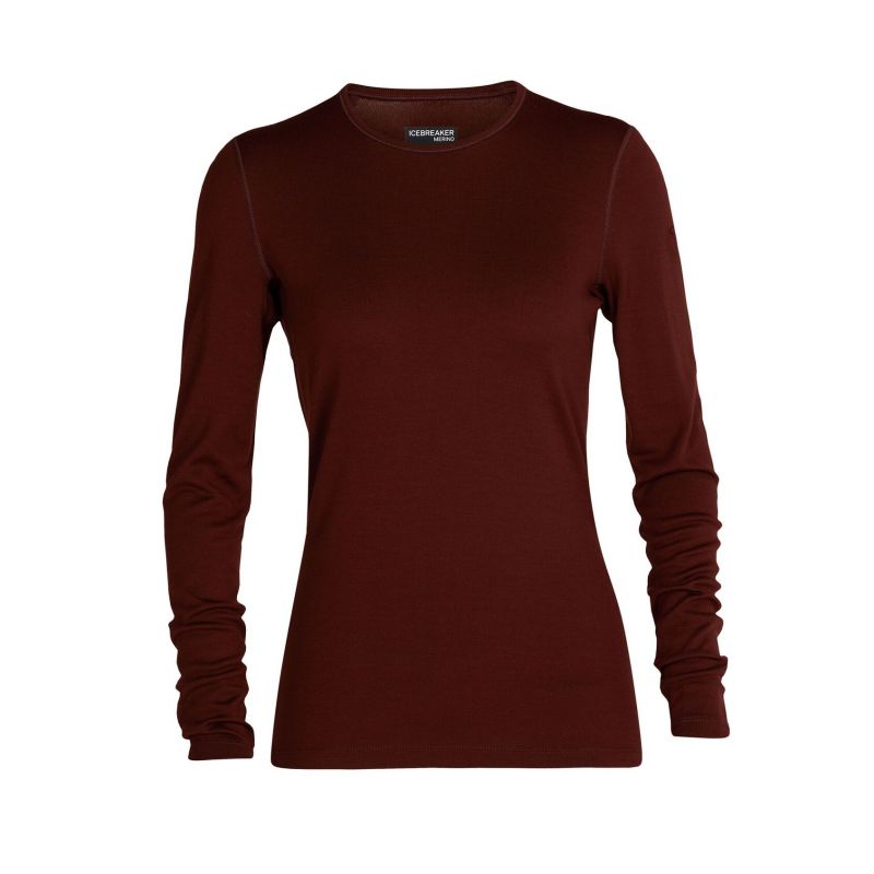 Underkläder ICEBREAKER Merino 200 Oasis Ls Crewe (Espresso) Kvinna