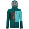 Ortovox 3l Deep Shell Jacket W Pacific Green