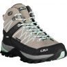 Sko RIGEL MID TREKKING SHOES WP (SAND MALVA) kvinde
