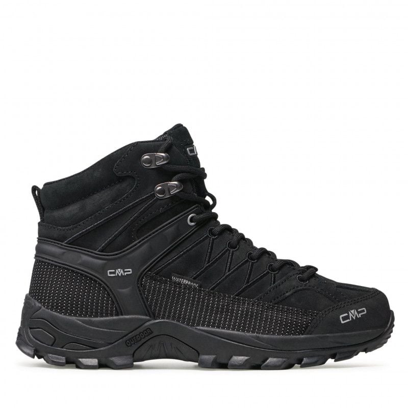 Zapatos de senderismo CMP RIGEL MID WP (Nero Nero) Hombre