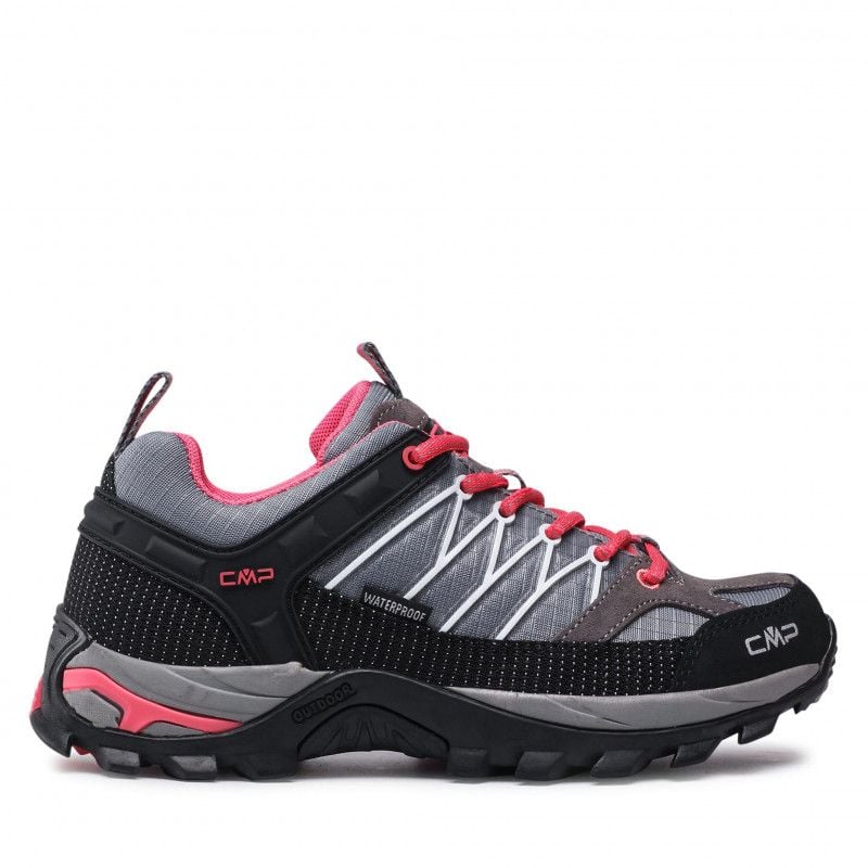 Chaussures de randonnée CMP RIGEL LOW WP (GREY CORALLO) femme