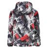 Kid Jacket Snaps Hood Cmp FERRARI-TITANIO