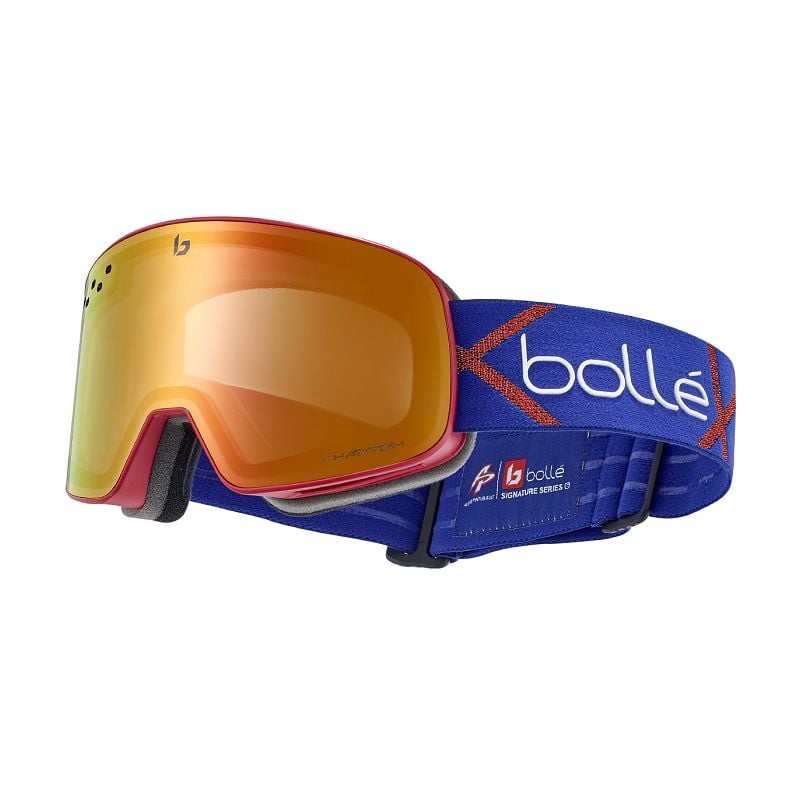 Skidglasögon BOLLE NEVADA (Alexis Pinturault Signature Series - Phantom Fire Red Photochromic Cat 1 till 3)