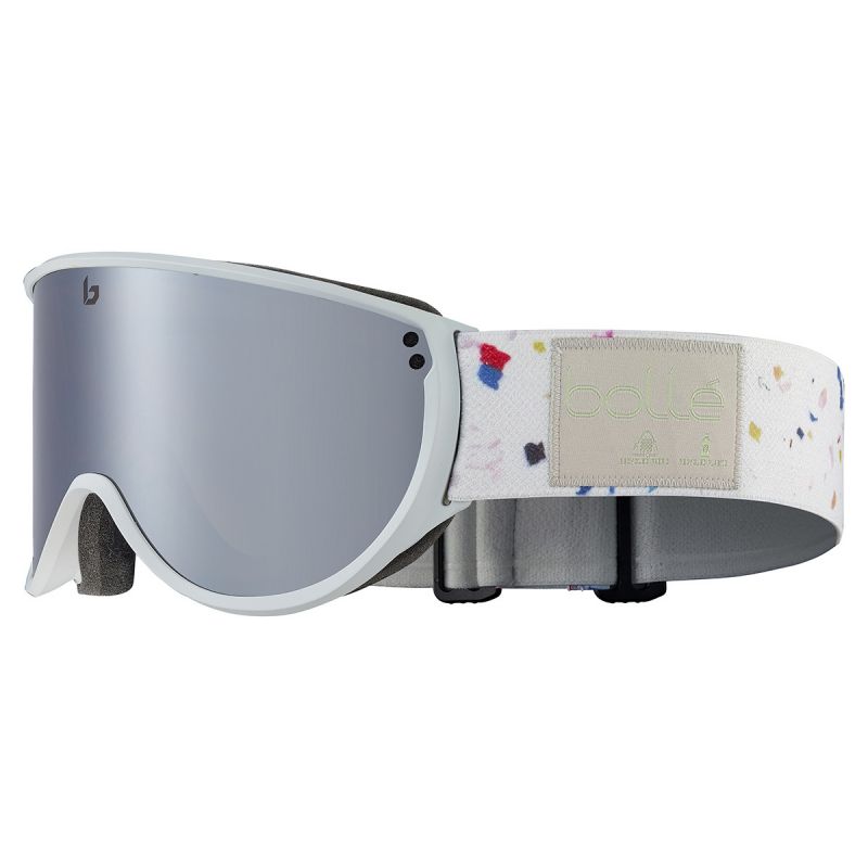 Masque de ski BOLLE BLANCA Ice White Matte - Black Chrome Cat 3