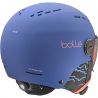 Casque de Ski à visière Bollé Quiz Visor Junior (Matte Black Blue with Orange Gun Visor Cat. 2)