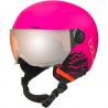 Casco de esquí Bollé Quiz Visor Junior (Matte Black Blue with Orange Gun Visor Cat. 2)