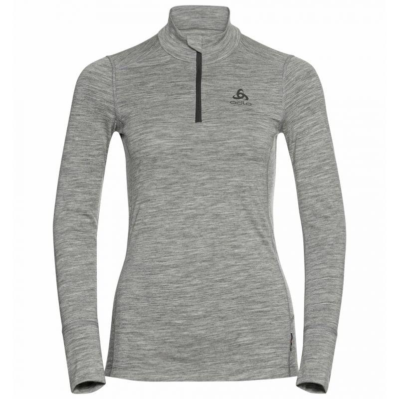 Camiseta de manga larga Odlo Merinos 200 (Grey Melange) Mujer