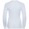 T-shirt manches longues - col rond ODLO Active Warm Eco (Blanc) Femme