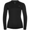 Langærmet T-shirt Odlo Active Warm Eco (Black) Kvinder