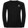 Långärmad T-shirt med rund halsringning för barn Odlo Active Warm Eco (Black)