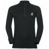 T-shirt manches longues avec col ODLO Active Warm Eco (Black) Enfant