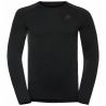 T-Shirt manches longues ODLO Performance Warm Eco (Black/New odlo graphite grey) Homme
