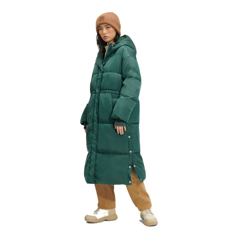 Lång puffercoat för kvinnor UGG Keeley Long Puffer Coat (havsbotten)