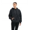 Women's fleece sweatshirt UGG LOYRA SHERPA HOODIE (black)