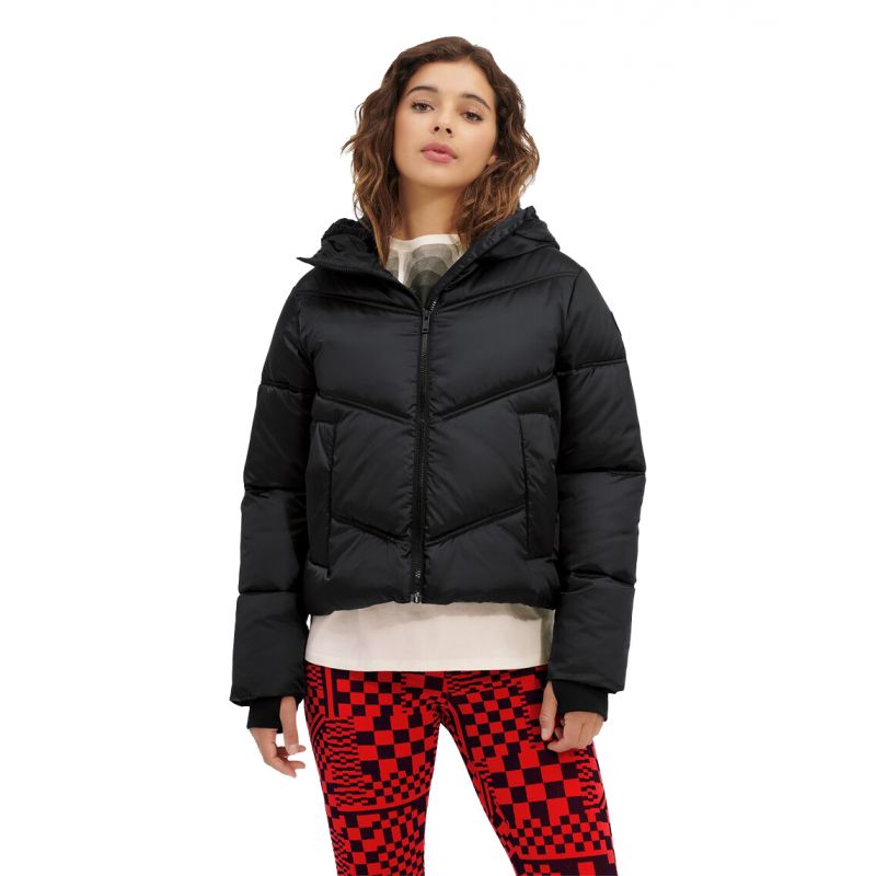 Dunjakke UGG Ronney Cropped Puffer (tjære) kvinne
