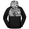Hettegenser Volcom Hybrid Riding (svart hvit) mann