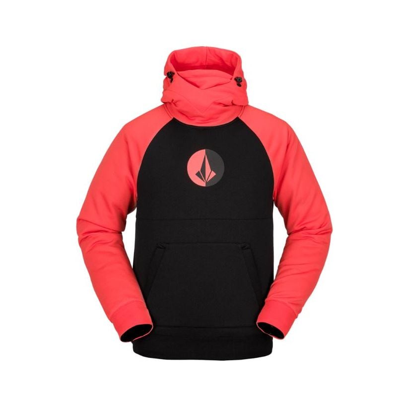 Hettegenser Volcom Hybrid Riding (oransje sjokk) mann