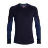 Camiseta interior Icebreaker 260 Zone Ls Crewe para hombre (azul marino/marino real)