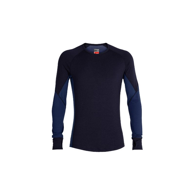 Mænds Icebreaker 260 Zone Ls Base Layer Crewe (Navy/Royal Navy)