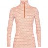 Base Layer ICEBREAKER W 250 Vertex Ls Half Zip Alpine Geo (Snow/flash/j) Women