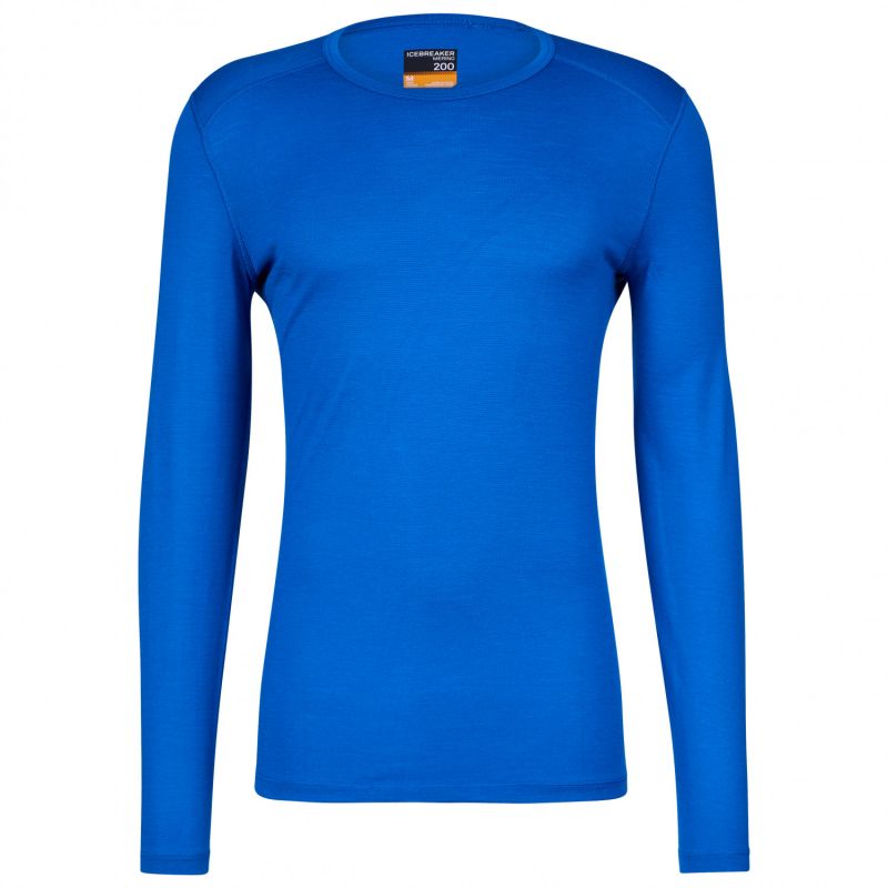 Herreundertøj Icebreaker Merino 200 Oasis LS Crewe (Lazurite)