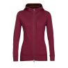 Vellón Icebreaker Quantum Iii Ls Zip para mujer (Cherry)