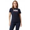 Helly Hansen W Hh Logo T-shirt Navy