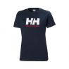 Helly Hansen W Hh Logo T-shirt Navy